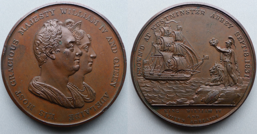 William IV coronation medal